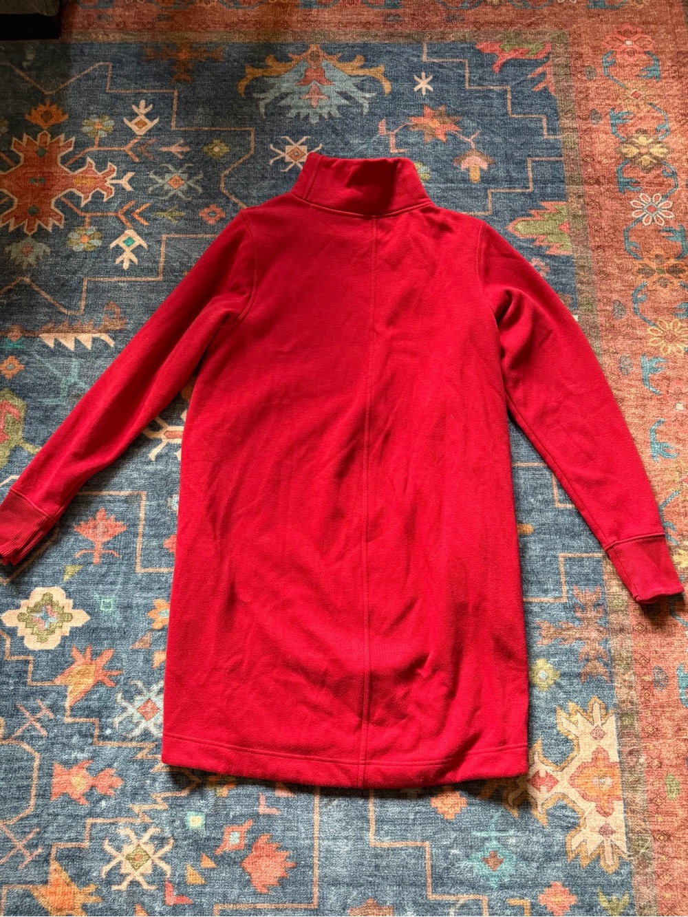Athleta Red Fleece Dress